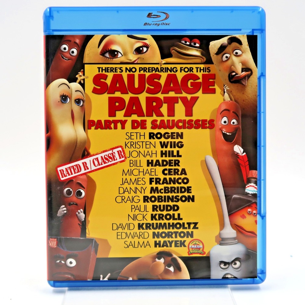 Sausage Party Blu-ray 2016 Seth Rogen Kristen Wiig Jonah Hill Bill Hader Movie